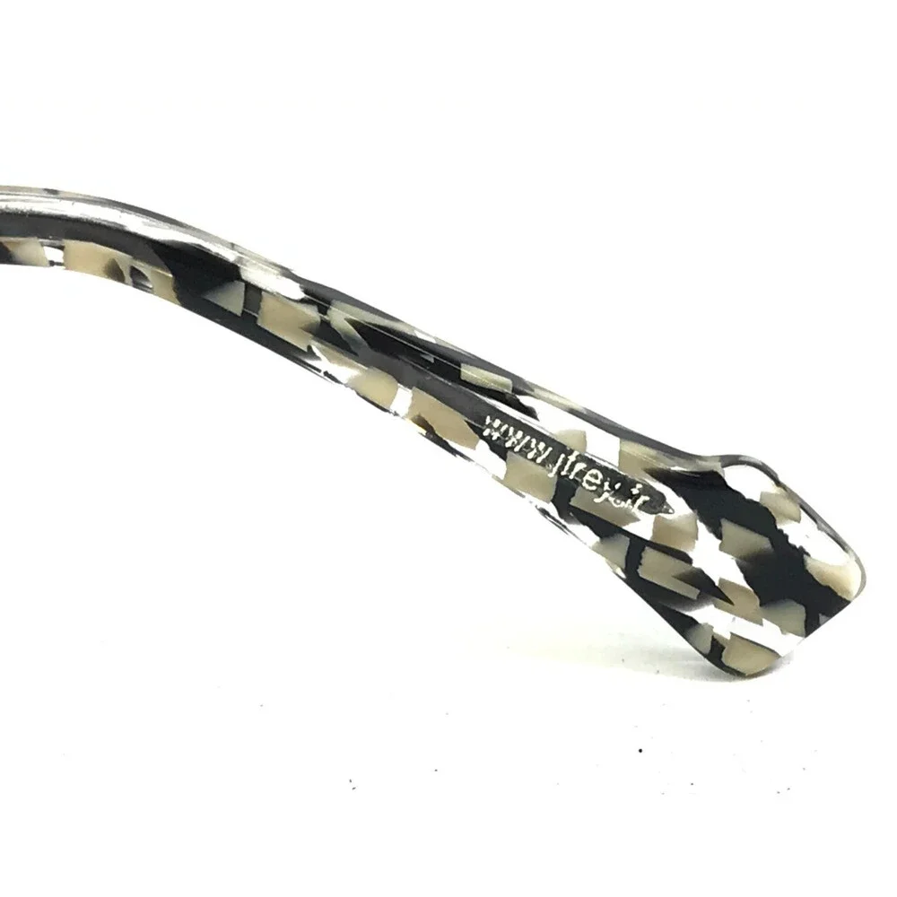 J.F. Rey Eyeglasses Frames JF2643 0503 Black Gray Rectangle Full Rim 52-19-145